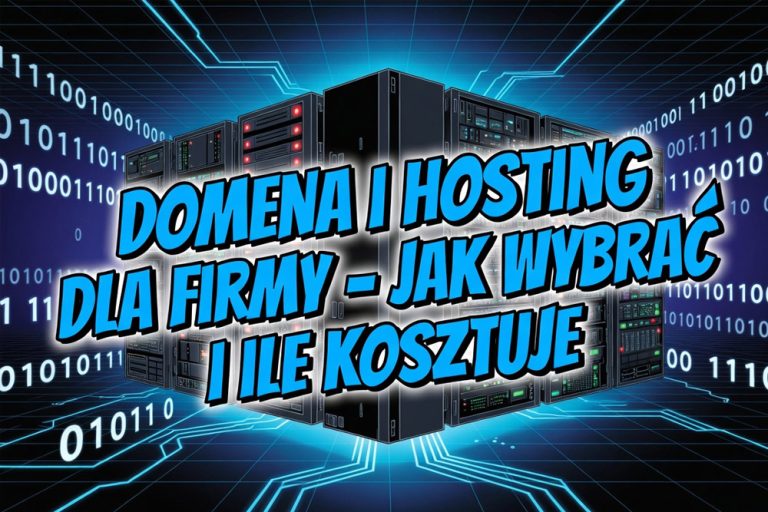Domena i hosting dla firmy - jak wybrać i ile kosztuje