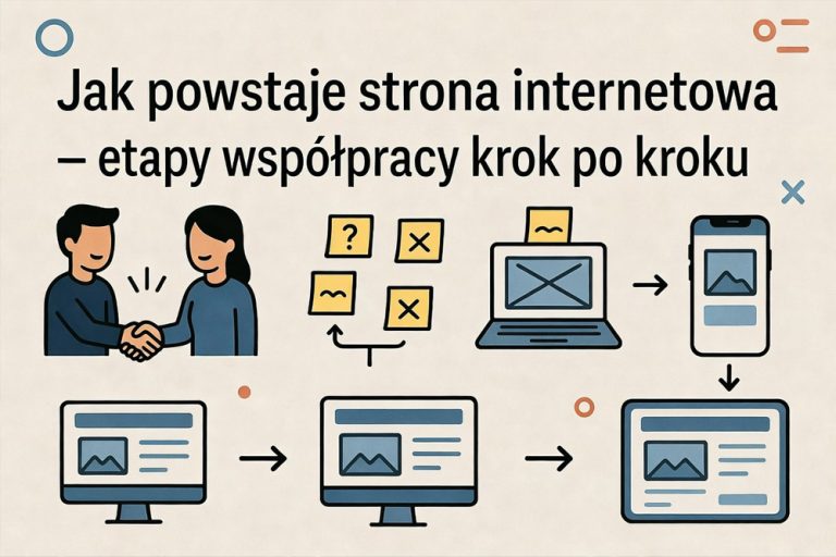 Jak powstaje strona internetowa - etapy współpracy krok po kroku